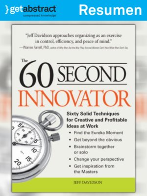 cover image of El innovador de 60 segundos (resumen)